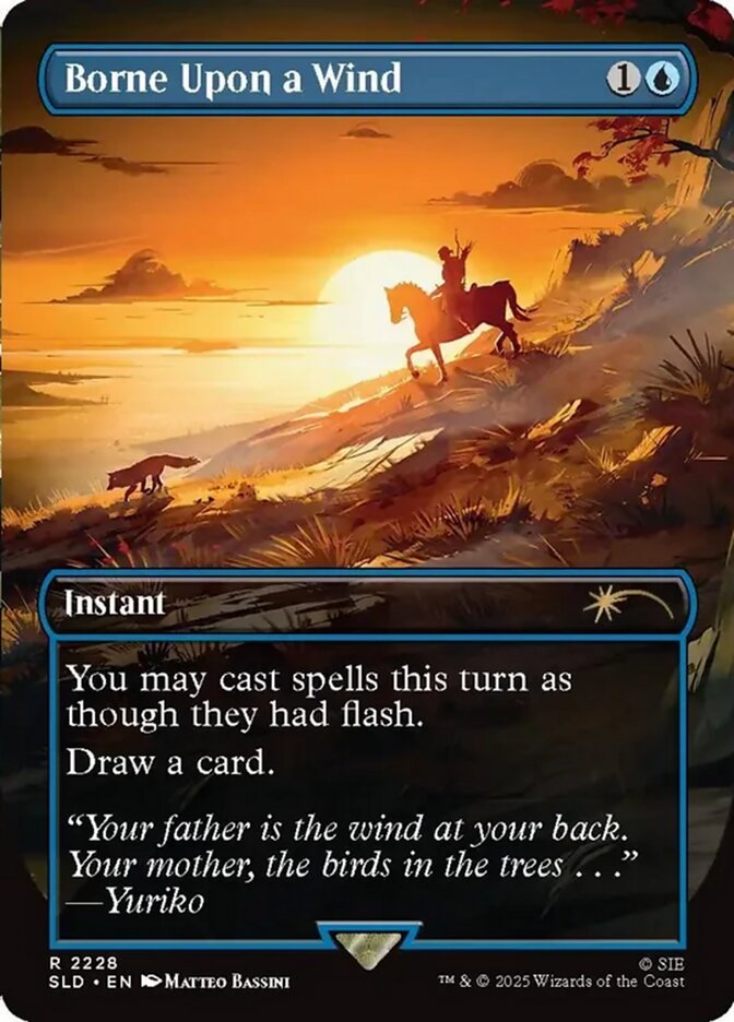 Carregado pelo Vento / Borne Upon a Wind - Magic: The Gathering - MoxLand