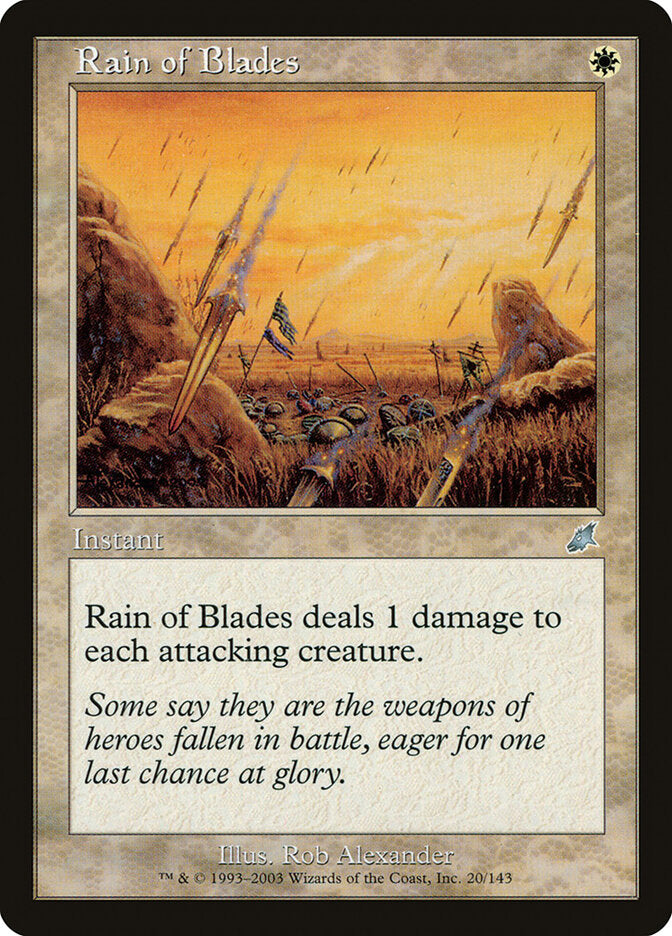 Chuva de Lâminas / Rain of Blades - Magic: The Gathering - MoxLand