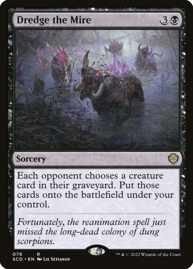 Dragar o Lodaçal / Dredge the Mire - Magic: The Gathering - MoxLand