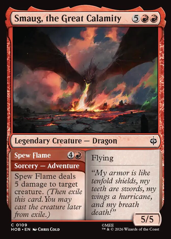 Smaug, the Great Calamity - Magic: The Gathering - MoxLand
