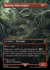 Velociraptor à Caça / Hunting Velociraptor - Magic: The Gathering - MoxLand