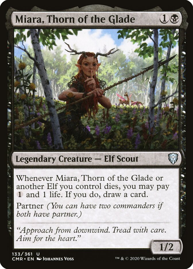 Miara, Espinho da Clareira / Miara, Thorn of the Glade - Magic: The Gathering - MoxLand