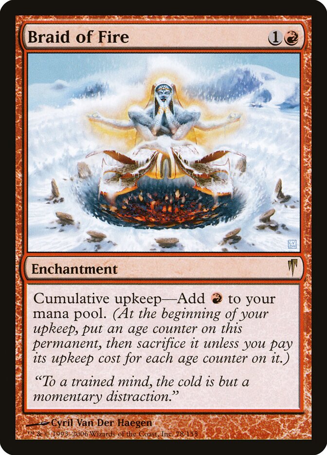 Trançado de Fogo / Braid of Fire - Magic: The Gathering - MoxLand