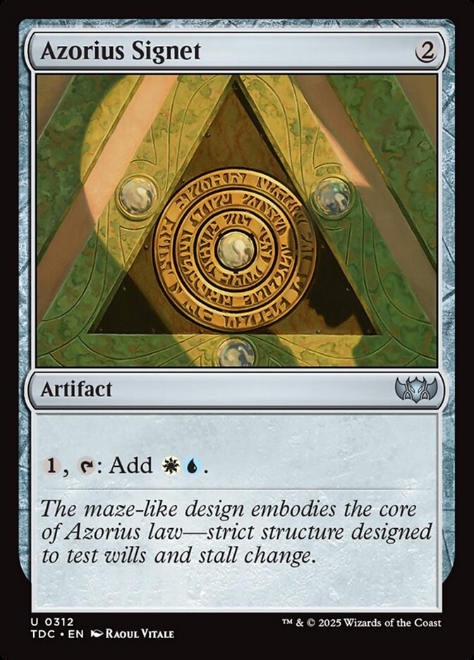 Sinete Azorius / Azorius Signet - Magic: The Gathering - MoxLand