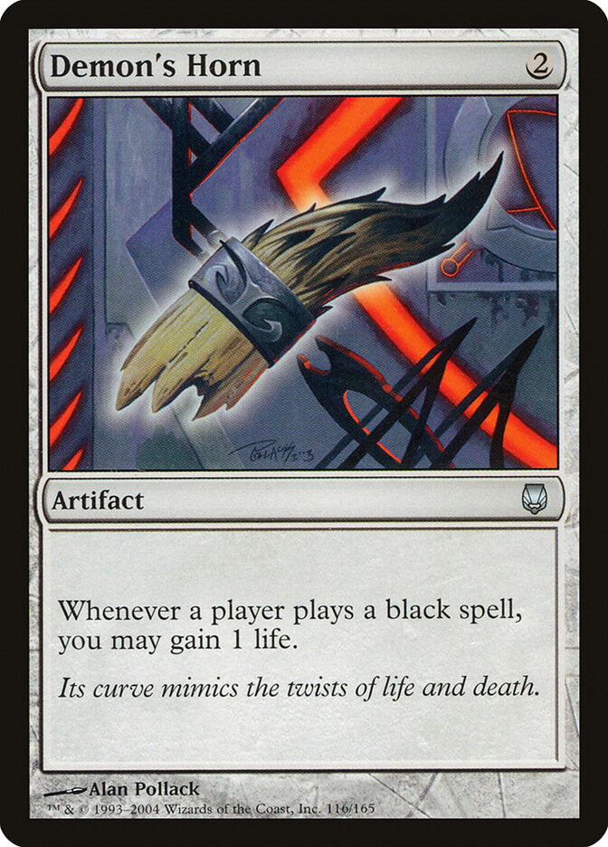 Chifre de Demônio / Demon's Horn - Magic: The Gathering - MoxLand