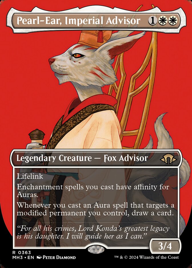 Orelha-de-Pérola, Conselheira Imperial / Pearl-Ear, Imperial Advisor - Magic: The Gathering - MoxLand