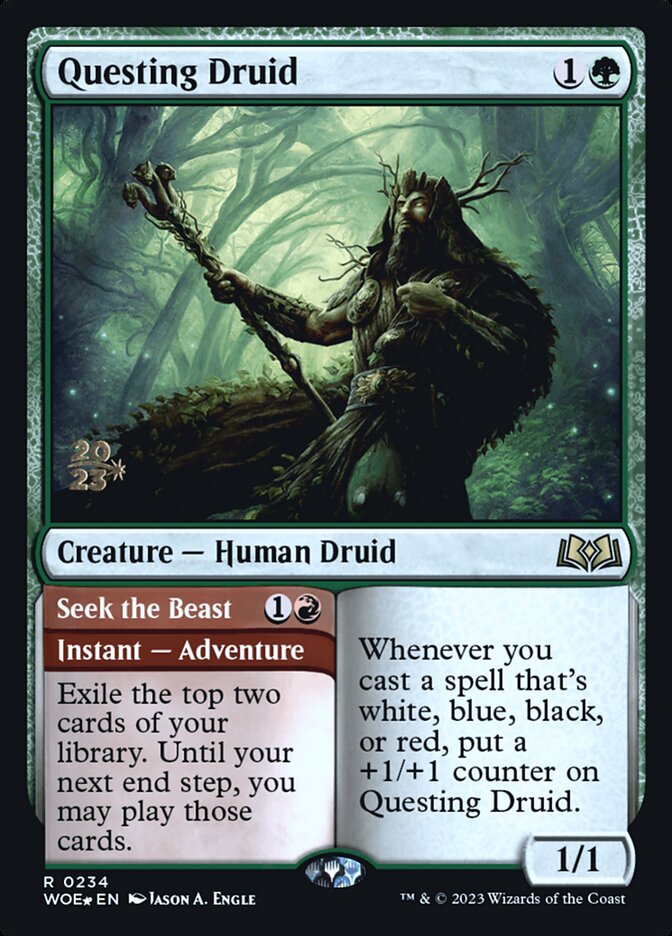 Questing Druid / Seek the Beast - Magic: The Gathering - MoxLand