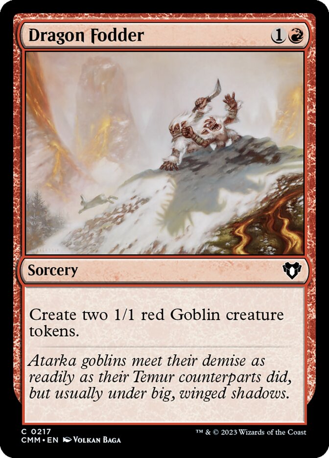Forragem de Dragão / Dragon Fodder - Magic: The Gathering - MoxLand