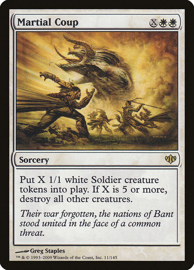 Golpe Marcial / Martial Coup - Magic: The Gathering - MoxLand