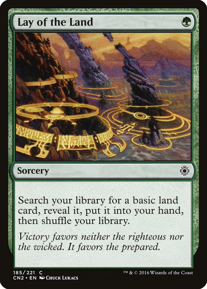 Configuração do Terreno / Lay of the Land - Magic: The Gathering - MoxLand