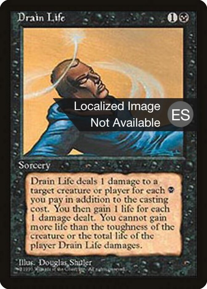 Drenar Vida / Drain Life - Magic: The Gathering - MoxLand