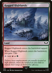 Planalto Acidentado / Rugged Highlands - Magic: The Gathering - MoxLand