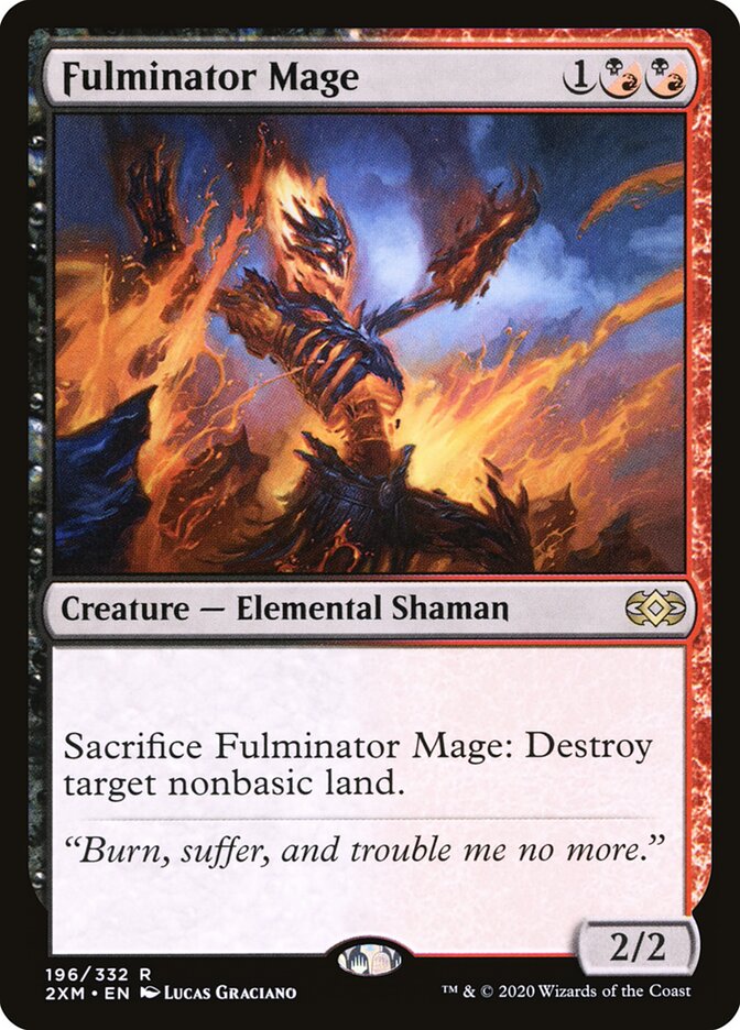 Mago Fulminador / Fulminator Mage - Magic: The Gathering - MoxLand