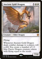 Dragão de Ouro Ancião / Ancient Gold Dragon - Magic: The Gathering - MoxLand