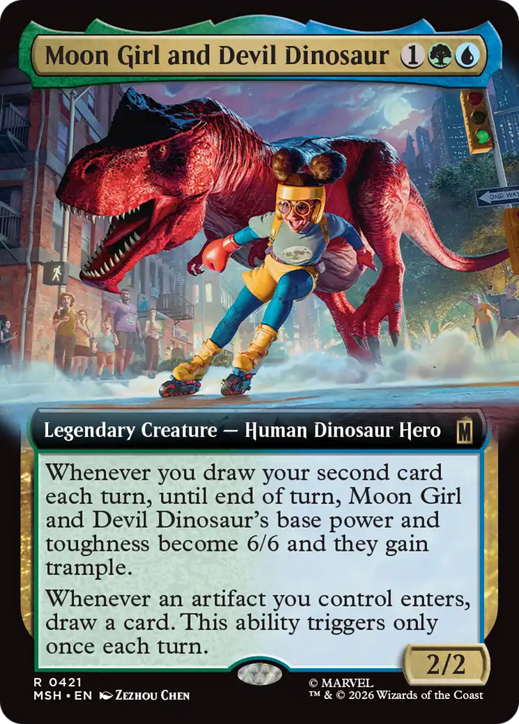 Moon Girl and Devil Dinosaur - Magic: The Gathering - MoxLand