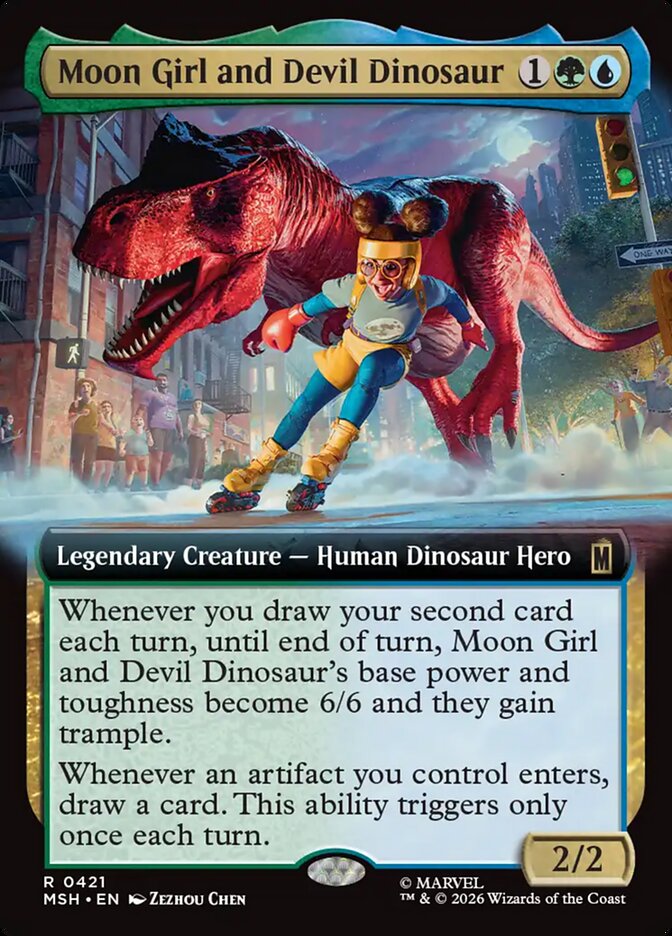 Moon Girl and Devil Dinosaur - Magic: The Gathering - MoxLand