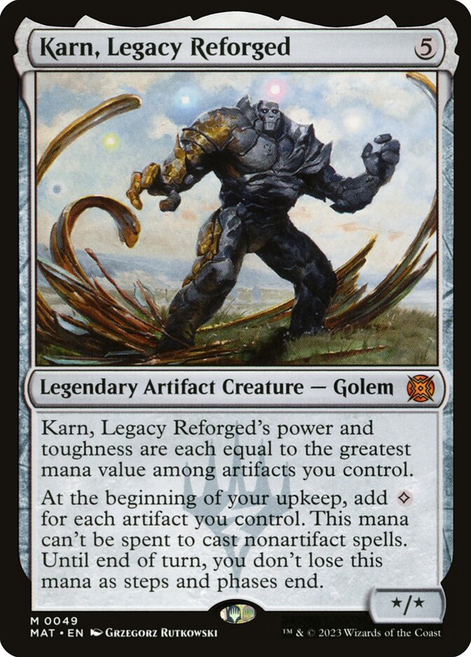 Karn, Legado Reforjado / Karn, Legacy Reforged - Magic: The Gathering - MoxLand