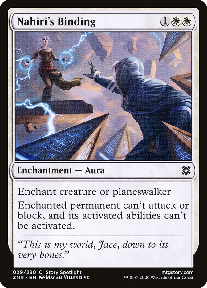 Aprisionamento de Nahiri / Nahiri's Binding - Magic: The Gathering - MoxLand