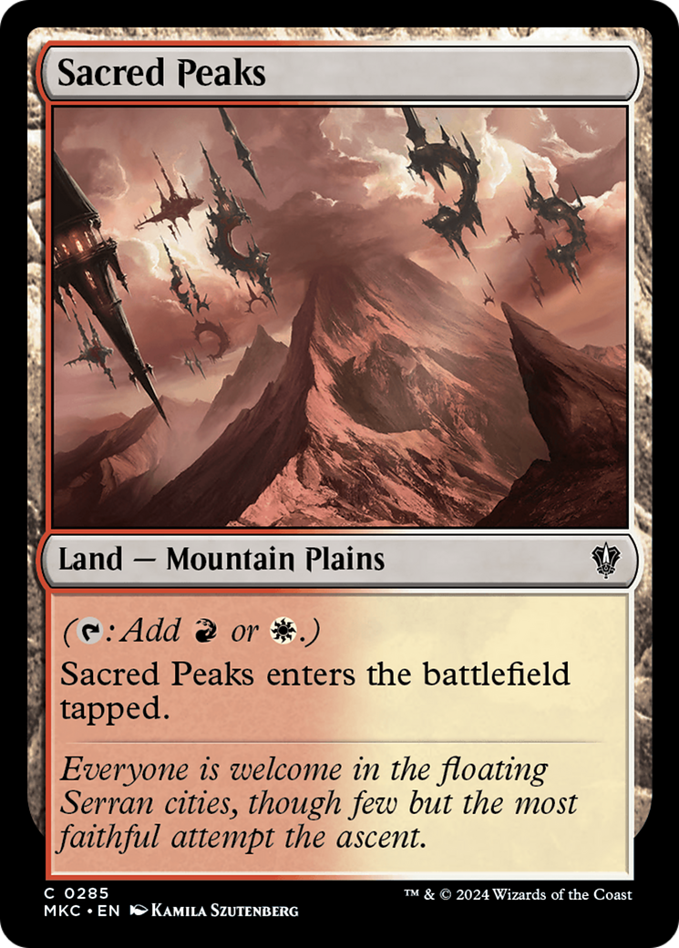 Picos Sagrados / Sacred Peaks - Magic: The Gathering - MoxLand
