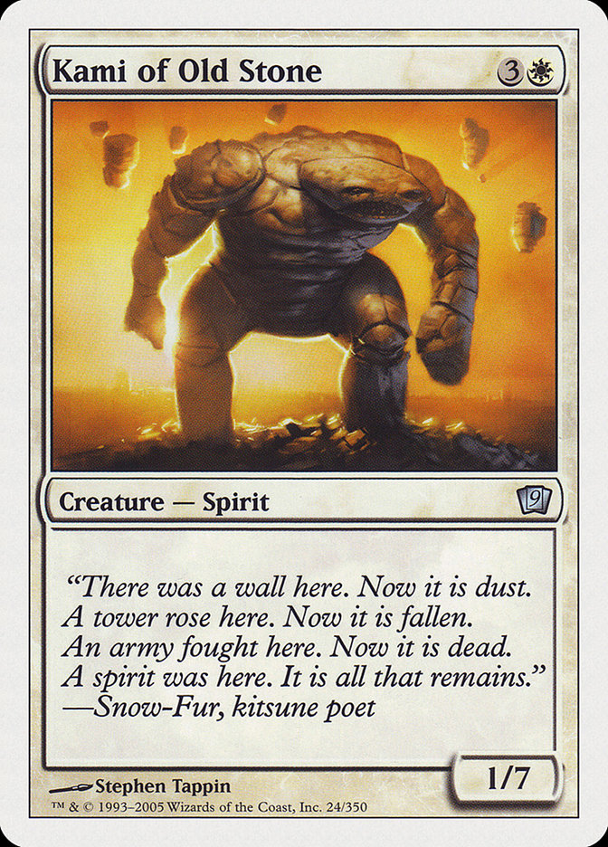 Kami da Pedra Velha / Kami of Old Stone - Magic: The Gathering - MoxLand