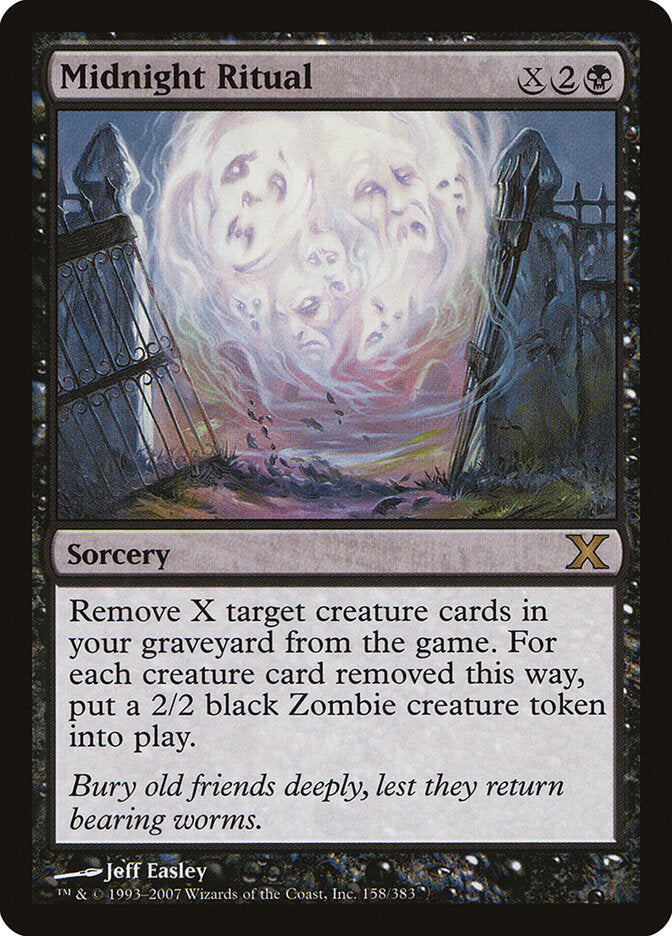 Ritual da Meia-Noite / Midnight Ritual - Magic: The Gathering - MoxLand