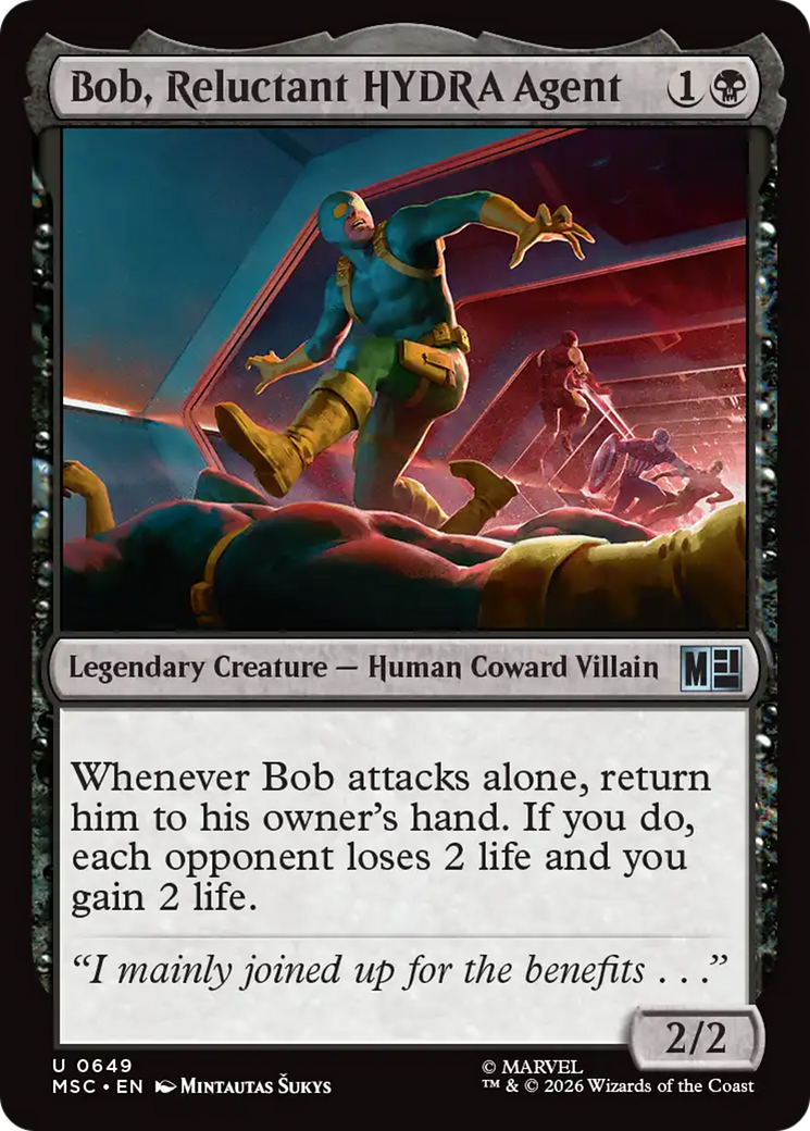 Bob, Reluctant HYDRA Agent - Magic: The Gathering - MoxLand