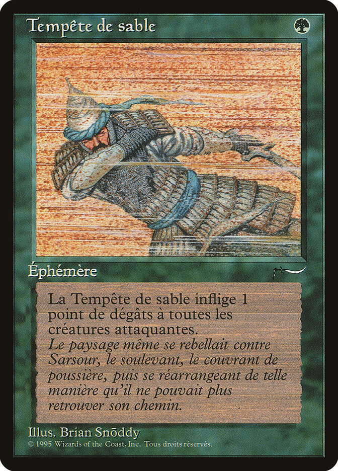 Tempestade de Areia / Sandstorm - Magic: The Gathering - MoxLand