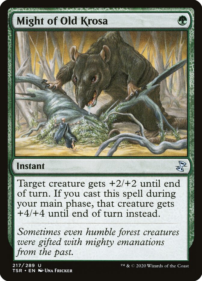 Bravura da Antiga Krosa / Might of Old Krosa - Magic: The Gathering - MoxLand
