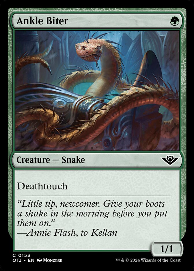 Mordedora de Calcanhar / Ankle Biter - Magic: The Gathering - MoxLand