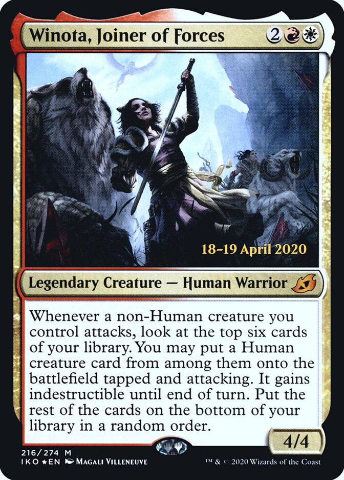 Winota, Agregadora de Forças / Winota, Joiner of Forces - Magic: The Gathering - MoxLand