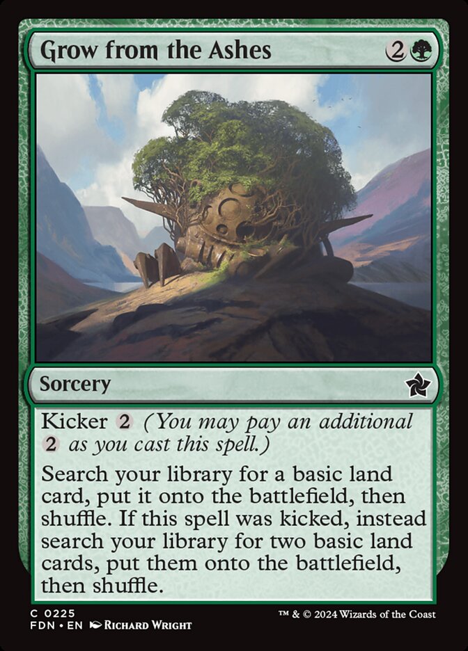 Brotar das Cinzas / Grow from the Ashes - Magic: The Gathering - MoxLand