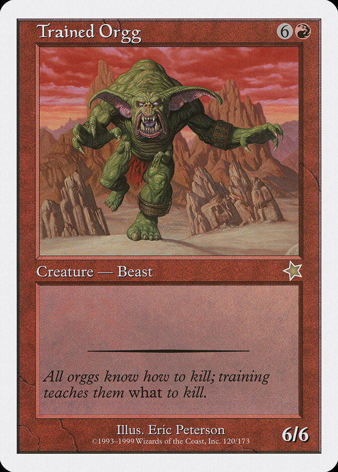 Orgg Treinado / Trained Orgg - Magic: The Gathering - MoxLand