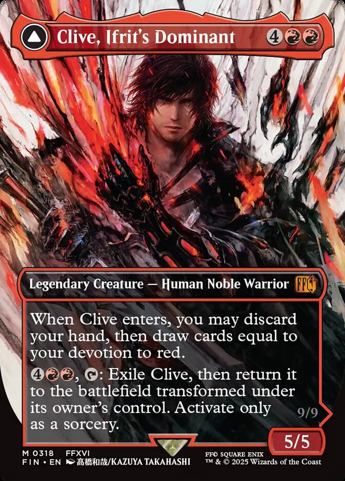 Clive, Dominante de Ifrit / Clive, Ifrit's Dominant - Magic: The Gathering - MoxLand