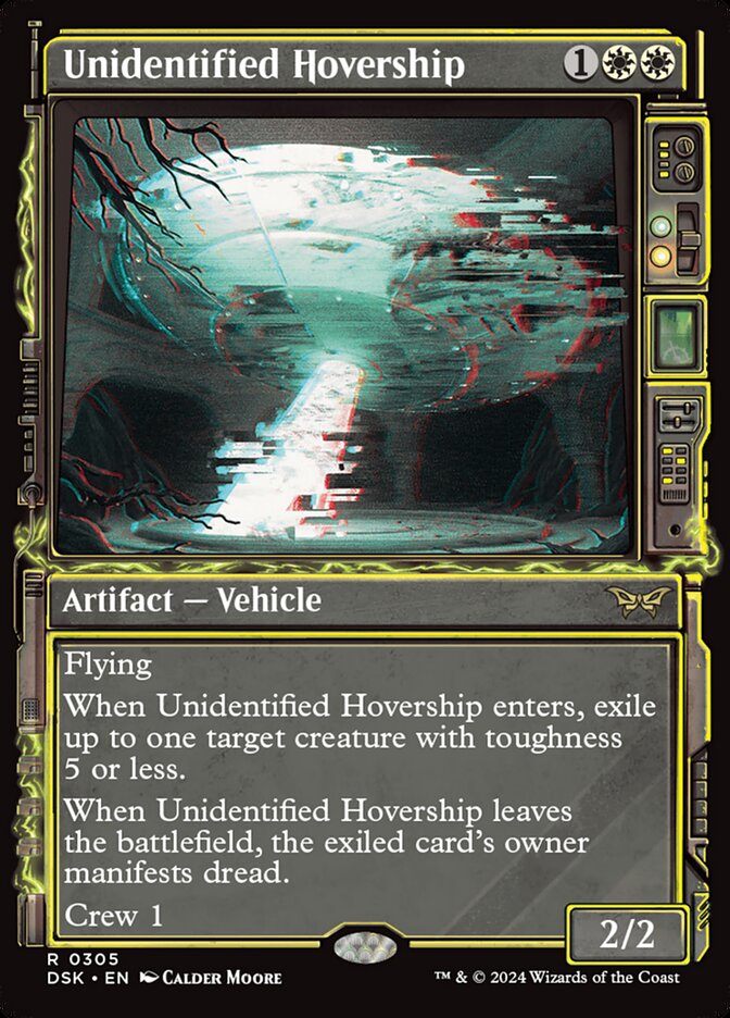 Nave Flutuante Não Identificada / Unidentified Hovership - Magic: The Gathering - MoxLand