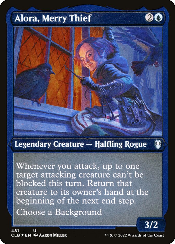 Alora, Ladra Alegre / Alora, Merry Thief - Magic: The Gathering - MoxLand