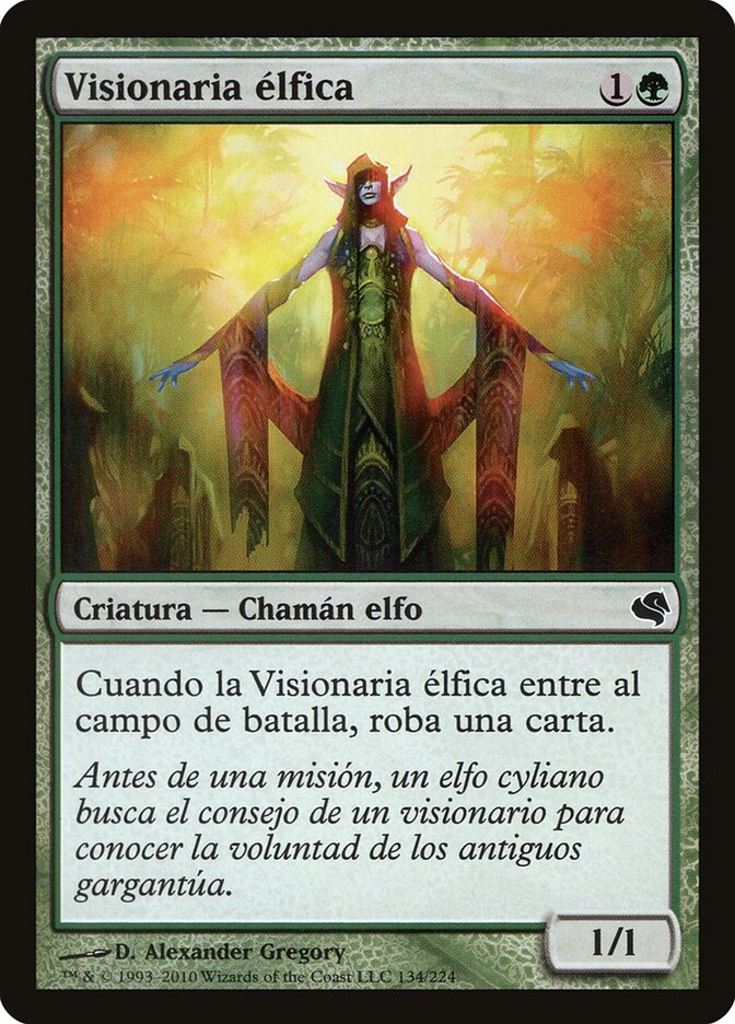 Visionário Élfico / Elvish Visionary - Magic: The Gathering - MoxLand