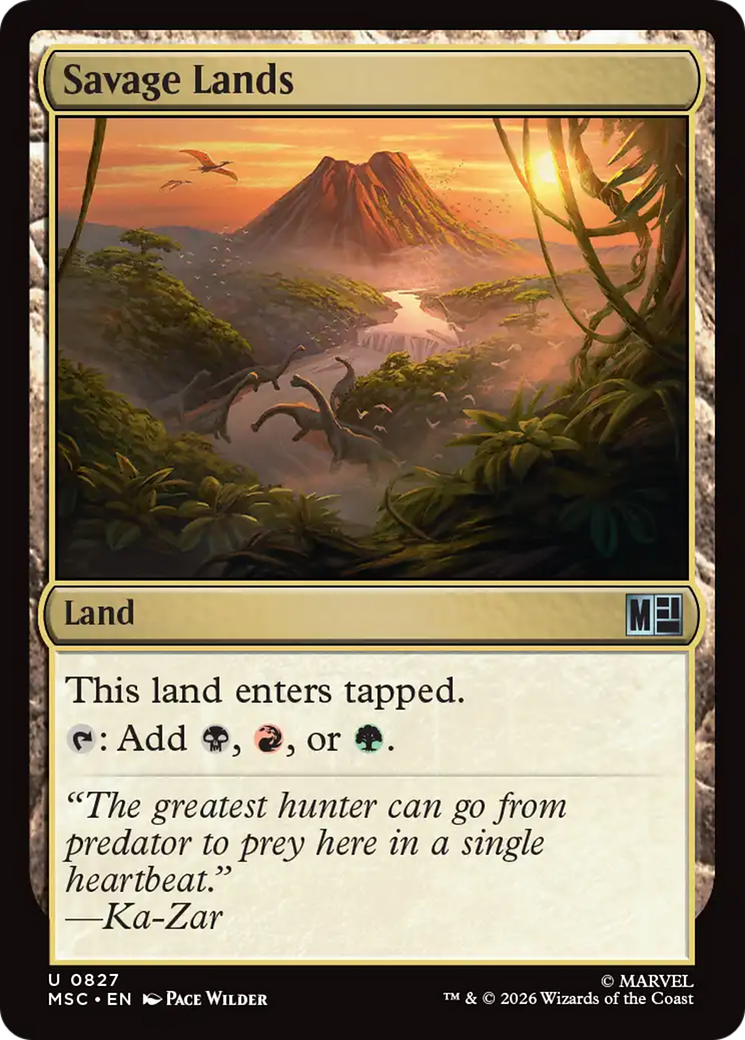 Terras Selvagens / Savage Lands - Magic: The Gathering - MoxLand