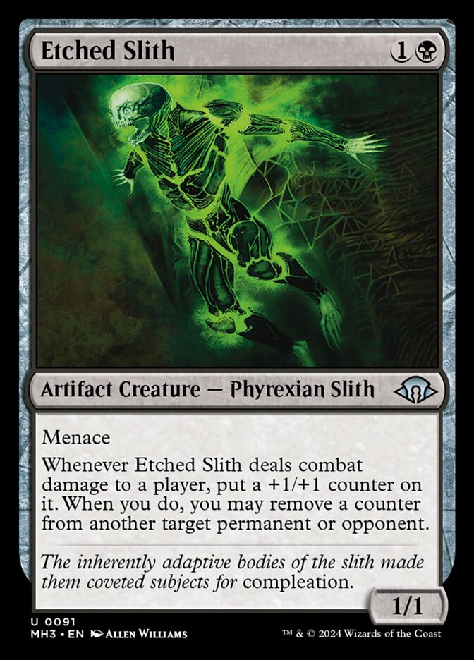 Slith Entalhado / Etched Slith - Magic: The Gathering - MoxLand