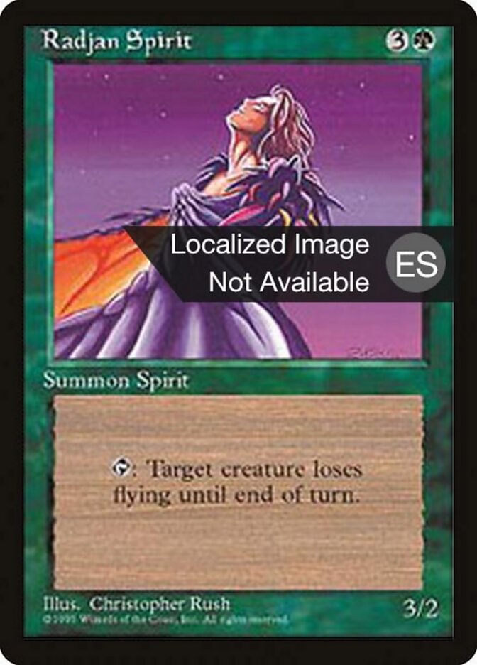 Espírito Radjan / Radjan Spirit - Magic: The Gathering - MoxLand