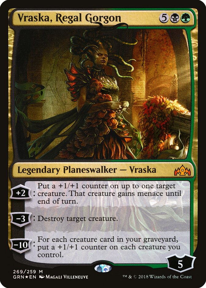 Vraska, Górgona Régia / Vraska, Regal Gorgon - Magic: The Gathering - MoxLand