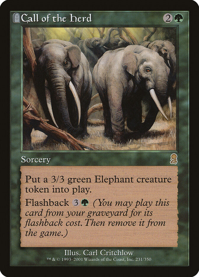 Chamado do Rebanho / Call of the Herd - Magic: The Gathering - MoxLand