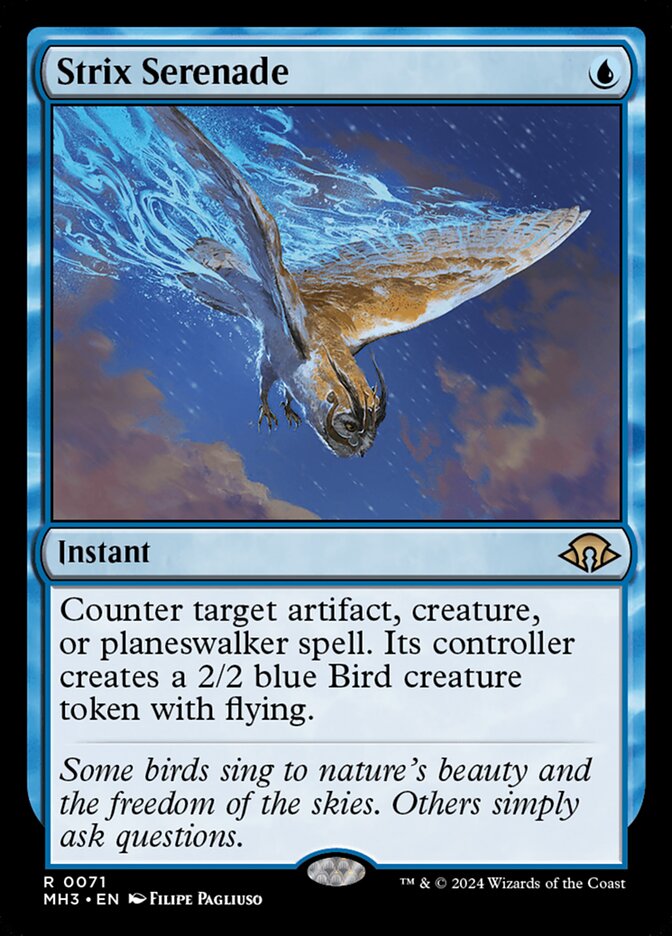Serenata das Estriges / Strix Serenade - Magic: The Gathering - MoxLand