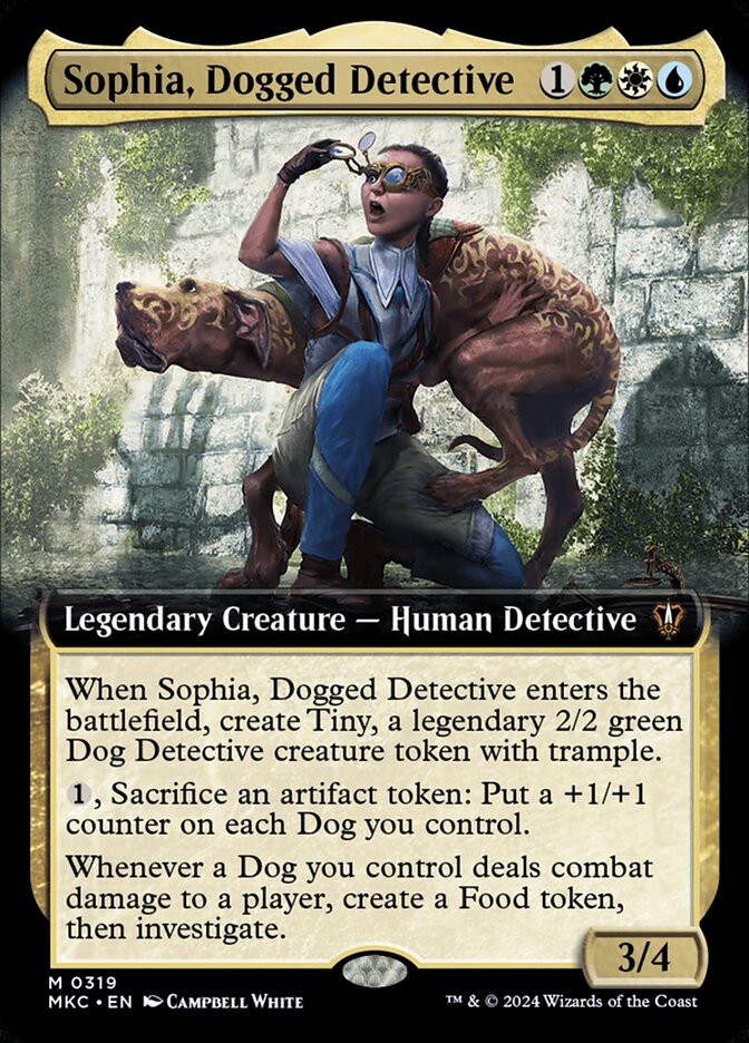 Sophia, Dogged Detective - Magic: The Gathering - MoxLand