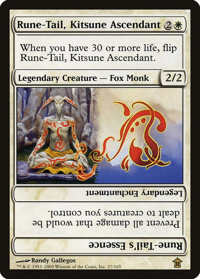 Cauda-Runa, Ascendente Kitsune / Rune-Tail, Kitsune Ascendant - Magic: The Gathering - MoxLand