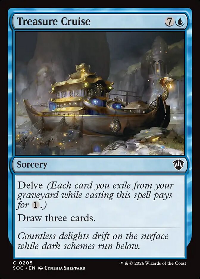 Cruzeiro do Tesouro / Treasure Cruise - Magic: The Gathering - MoxLand