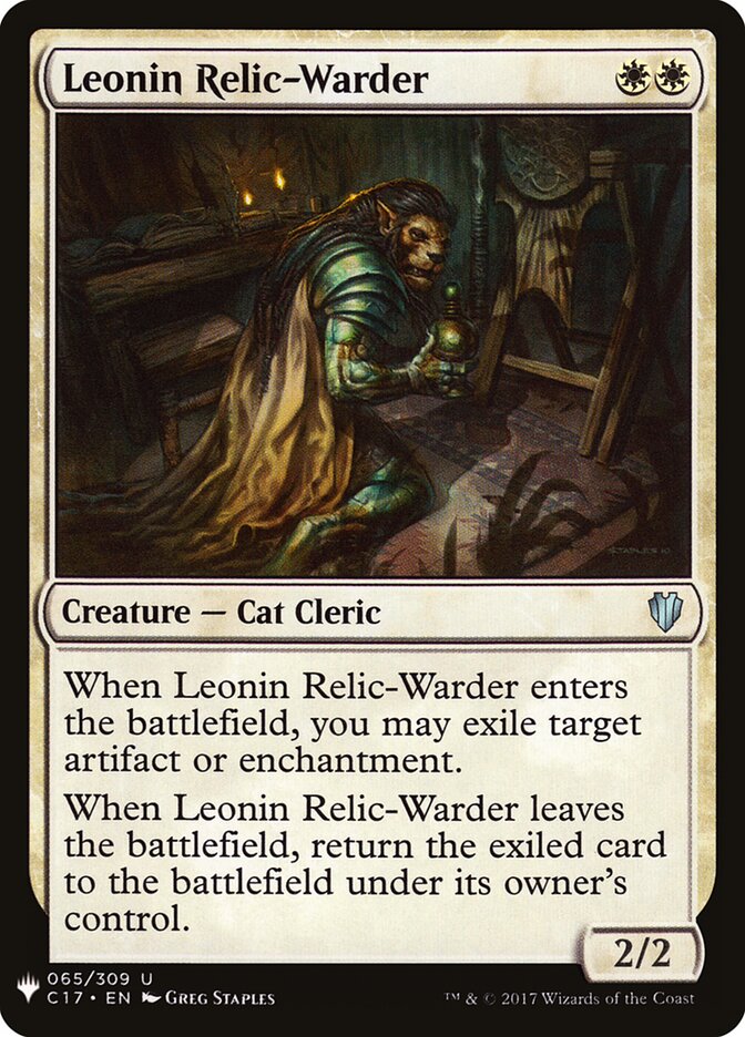 Guarda-relíquias Leonino / Leonin Relic-Warder - Magic: The Gathering - MoxLand