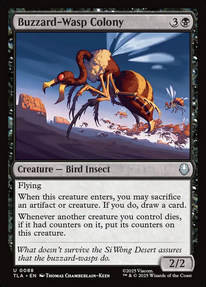 Colônia de Vespas-abutres / Buzzard-Wasp Colony - Magic: The Gathering - MoxLand