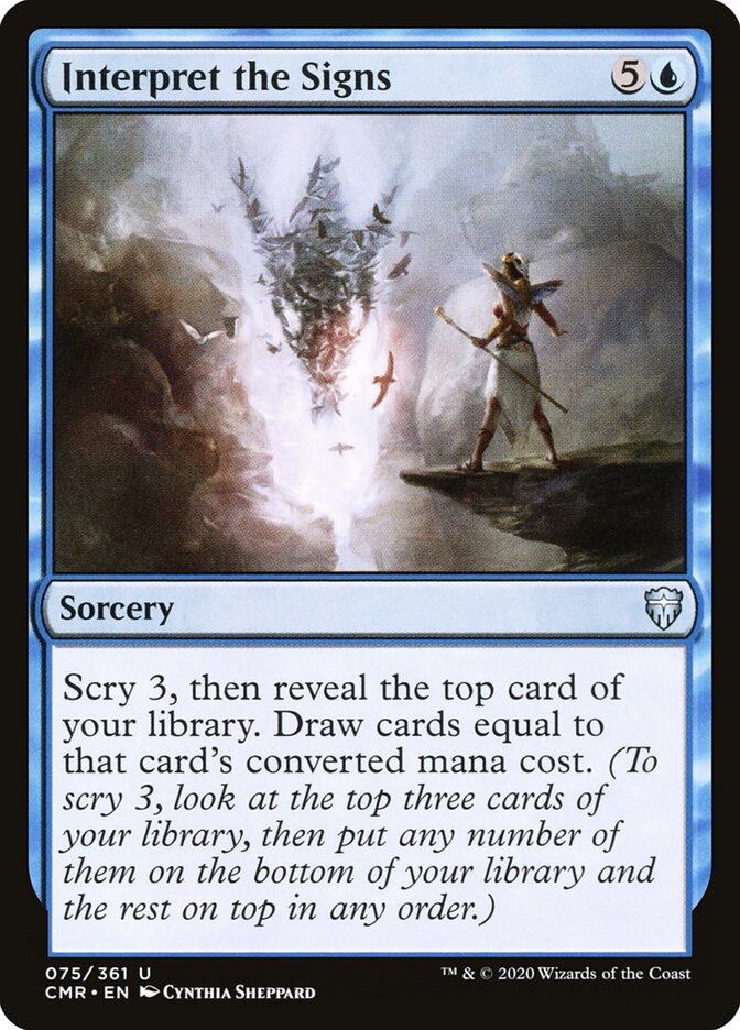 Interpretar os Sinais / Interpret the Signs - Magic: The Gathering - MoxLand
