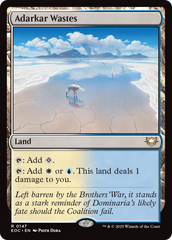 Regiões Agrestes de Adarkar / Adarkar Wastes - Magic: The Gathering - MoxLand