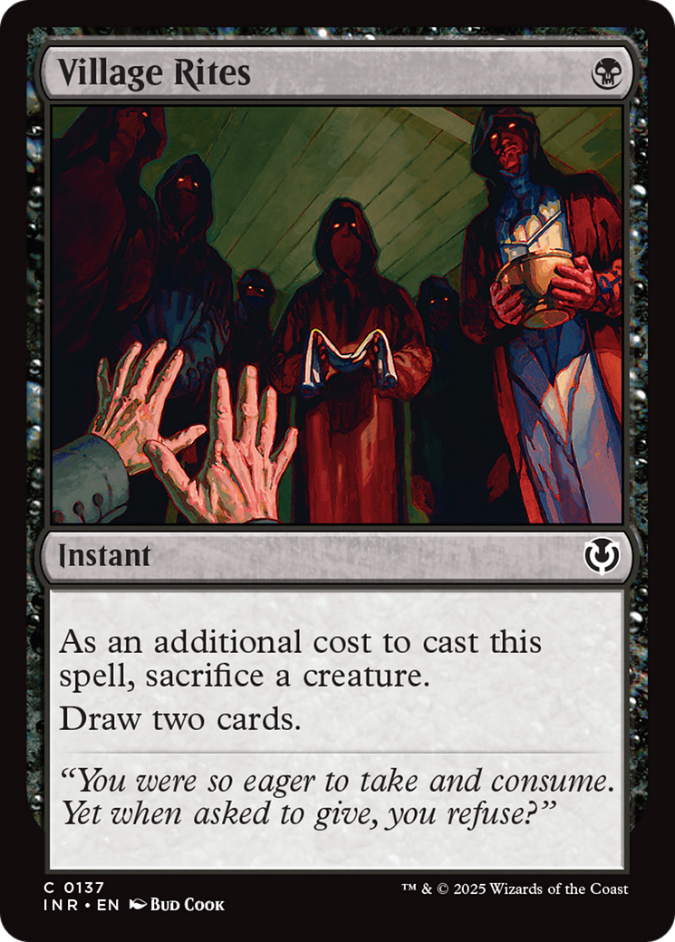 Ritos da Vila / Village Rites - Magic: The Gathering - MoxLand